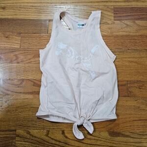 Puma Ultra Light Pink Tank Top w/ Silver Sparkle Puma Decal Size 5 Girl